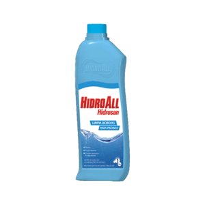 Detergente Limpa Bordas 1 Litro Piscinas Hidrosan Hidroall