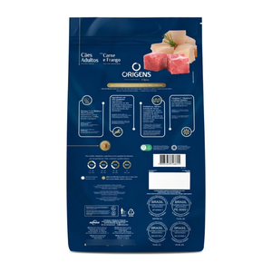 Ração Origens Class Premium Especial Carne Frango 15kg