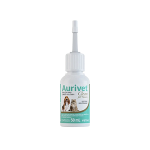 Aurivet Clean Ph Neutro 50ml Solução Otológica Vetnil