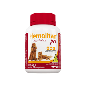 Hemolitan Pet 30 Comprimidos - Vetnil