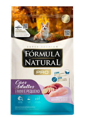 Ração Fórmula Natural Pro Cães Adultos Mini e Pequeno Frango e Batata Doce 15 kg