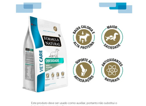 Ração Fórmula Natural Vet Care Obesidade Cães Mini e Pequeno 2 kg