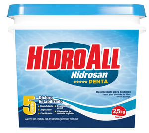 HidroAll Balde cloro granulado Hidrosan Penta 2,5 kg