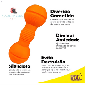 Brinquedo Big Bull Cachorro Grande Porte Gigante Pitbull Rottweiler Halter Resistente
