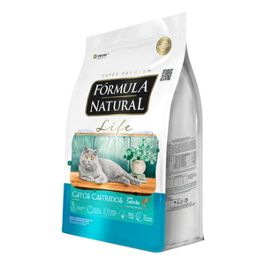 Ração Fórmula Natural Life Gatos Castrados Salmão 10,1kg