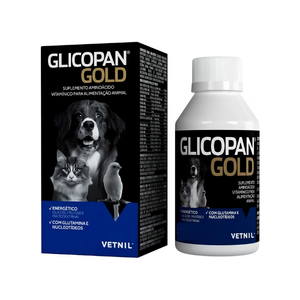 Suplemento Vetnil Glicopan Gold Para Cães E Gatos Pets 250ml