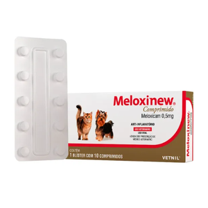 Meloxinew Comprimido 0,5 Mg C/ 10 Comprimido Vetnil