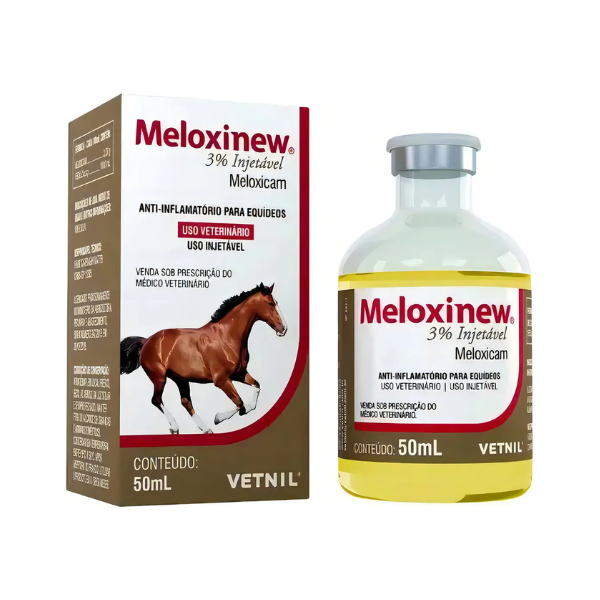 Meloxinew 3% Vetnil - Anti-inflamatório - 50 Ml
