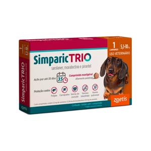 Simparic Trio 12mg 5,1 A 10kg 1 Comprimido