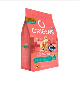 Ração Origens Class Gatos Castrados Salmão E Frango 3Kg