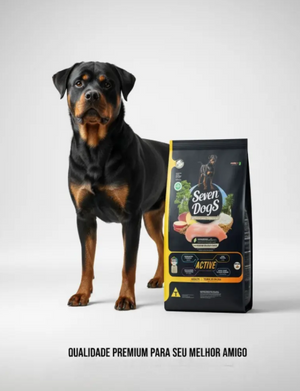 Ração Seven Dogs Adulto 14kg Frango Batata Doce Para Cães