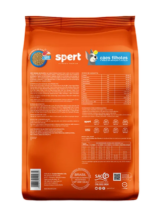 Ração Spert Cães Filhotes Carne e Arroz Todos os Portes 20kg