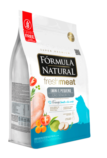 Ração Fórmula Natural Fresh Meat Cães Sênior Mini e Pequeno Frango 2,5 kg