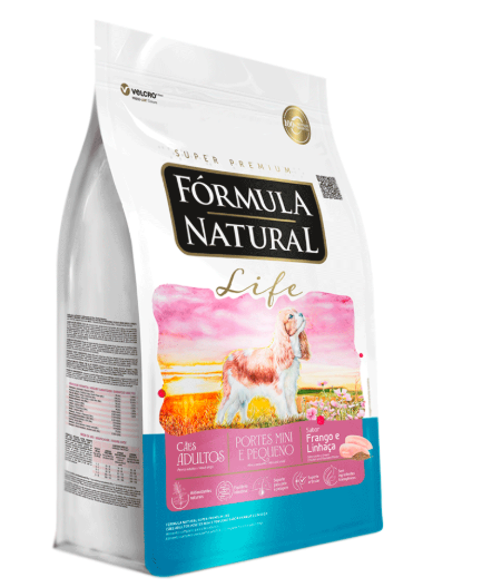 Ração Fórmula Natural Life Super Premium Cães Adultos Mini e Pequeno 10,1 kg