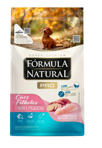 Ração Fórmula Natural Pro Cães Filhotes Mini e Pequeno 2,5 kg