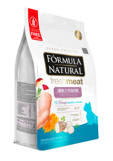 Ração Fórmula Natural Fresh Meat Cães Filhotes Portes Mini e Pequeno Frango 2,5 kg