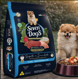 Ração Seven Dogs Cão Filhote Raças Pequenas E Mini 10,1kg