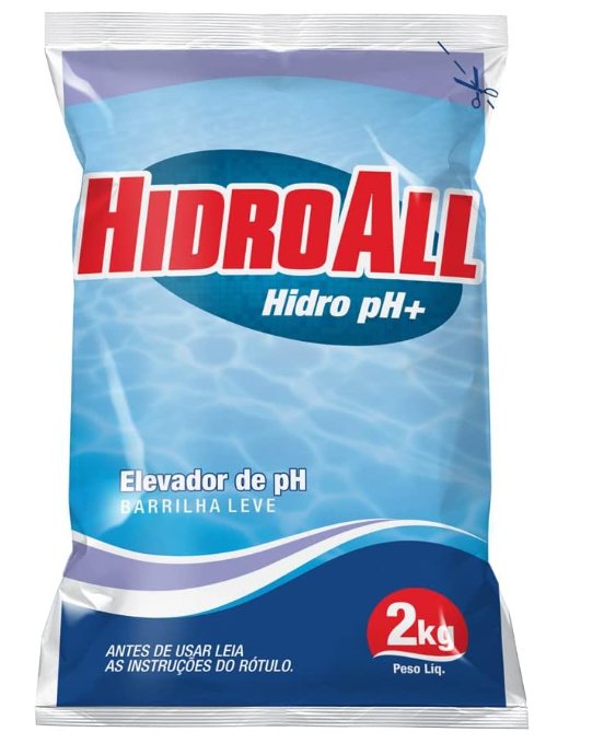 HidroAll Barrilha Hidro Piscinas pH+2Kg