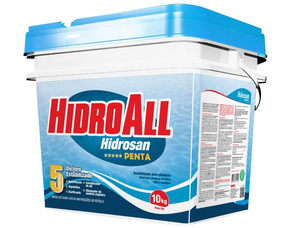 Balde cloro granulado Hidrosan Penta HidroAll - 10 kg