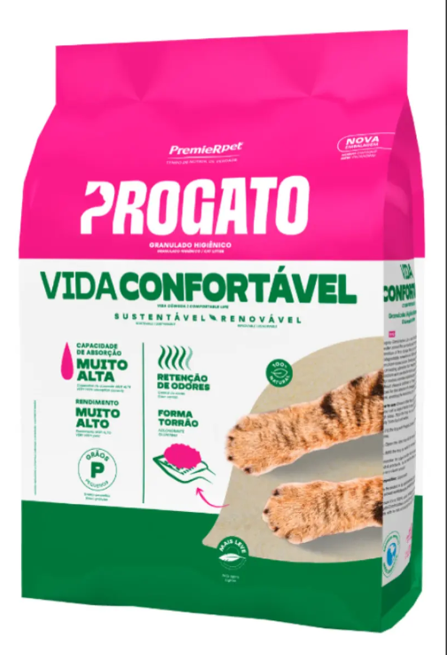 Areia Granulado Progato Vida Confortável 4kg