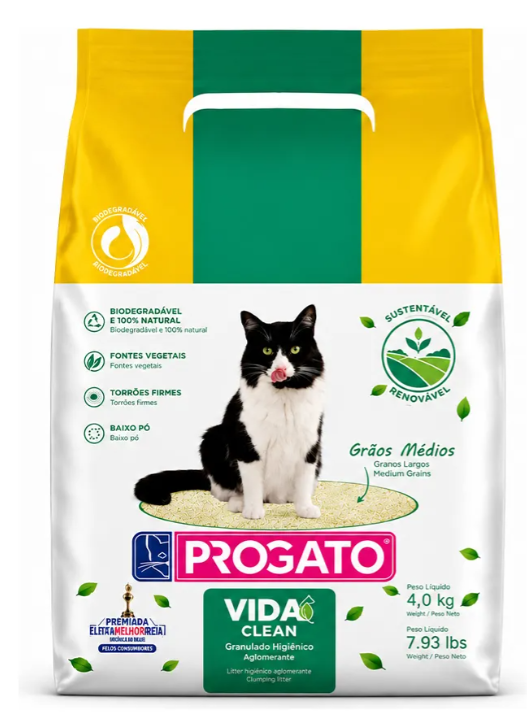 Granulado Higiênico Progato Vida Clean 4kg