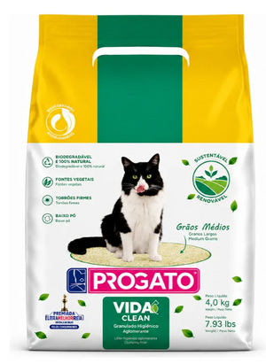 Granulado Higiênico Progato Vida Clean 4kg